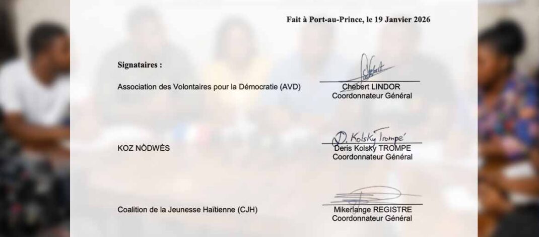 Des organisations de jeunesse s’unissent pour préparer l’après-7 février 2026