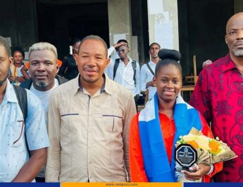 Haïti – Culture : Abigaïl Alexandre accueillie en héroïne à l’EDSEJ de Jacmel par ses camarades