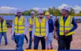 Le MEF inspecte les chantiers du Parc Industriel de Caracol