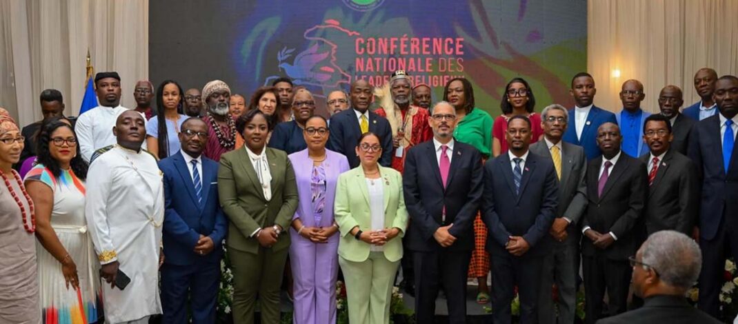 Alix Didier Fils-Aimé ouvre la Conférence nationale des leaders religieux pour la paix en Haïti
