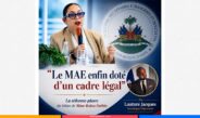 Le MAE enfin doté d’un cadre légal : la réforme phare du bilan de Mme Raïna Forbin